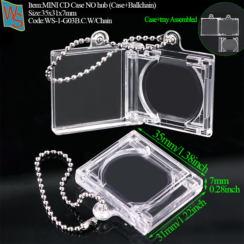 Estuche para CD MINI sin Hub (Estuche+Cadena de Bolas)