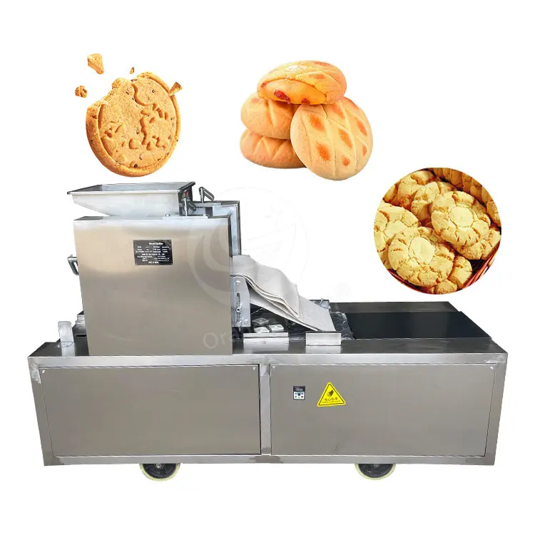 Orme Automatische Zoute Koekjesmachine Maker Walnoot Koekjesmachine Kleine Machine Fabricage Biscuit