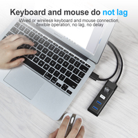 USB 3.0 5Gbps haute vitesse 4 ports adaptateur de station d'accueil pour ordinateur PC répartiteur de concentrateur USB pour disques durs clavier-Stock disponible