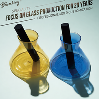 Bouteilles de diffuseur coniques en verre personnalisées pour usine, 50-300 ml, couleur et logo personnalisés, vides, pour aromathérapie et parfum, impression sérigraphique