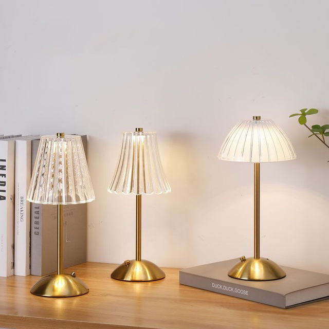 Cordless Table Lamp Rechargeable Touch Led Luxury Large Dable Lamps for Living Room Led Night Light