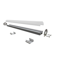 Canal de bande de LED en aluminium Canal de LED en aluminium de grande classe Fournisseur de profil de LED en aluminium Profilé monté en surface de petite taille 18.58*15mm