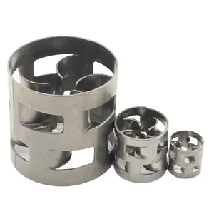 Cincin Pall Logam untuk Distribusi Cairan dan Gas. (SS304, SS304L, SS316, SS316L, SS410, Baja Karbon, Aluminium, Dll.)