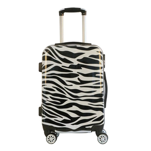 Wholesale Luxury Fashion Hard Case Spinner <strong>Suitcase</strong> <strong>Black</strong> White Zebra Pattern Carry on Pc Luggage Set Eco-Friendly - Product Image 2