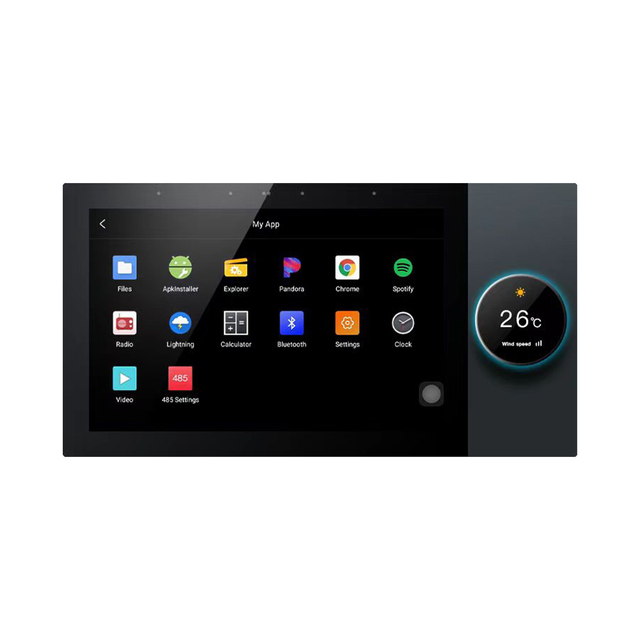 8 Inch Smart Home Touch Panel With Wifi In-Wall Music Player Amplifier Tablet Features Gateway Tuya Smart Central Control Screen