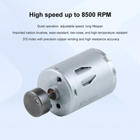 370 DC-Vibrations motor 6 V12V24V Hochfrequenz vibrator Exzentrischer kreisförmiger sektor förmiger Mikrominiatur-Vibrations motor