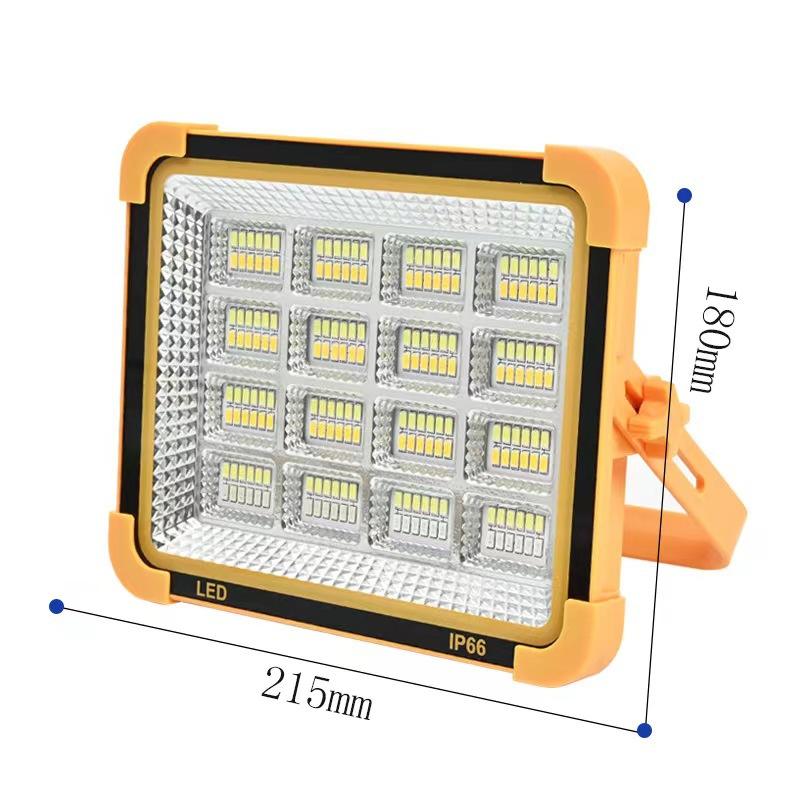 solar flood light warm white