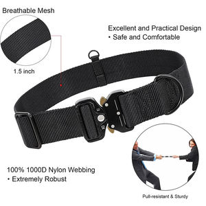 <span class=keywords><strong>Collar</strong></span> de perro ajustable de nailon para mascotas transpirable táctico de lujo de nuevo diseño con hebilla de liberación rápida de seguridad - Product Image 4