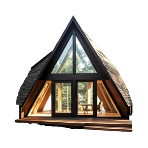 Треугольный дом A-каркасная сборная стальная конструкция для использования в отеле во дворе - Product Image 5