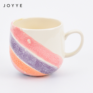 Joyye-tazas de cerámica esmaltadas, <span class=keywords><strong>Taza</strong></span> de cerámica brillante hecha a mano, 400Cc - Product Image 6
