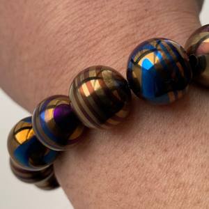 Bracelet Mokuti Timascus SLT141 usiné avec précision par CNC avec techniques d'usinage, de perçage et de brochage - Product Image 4