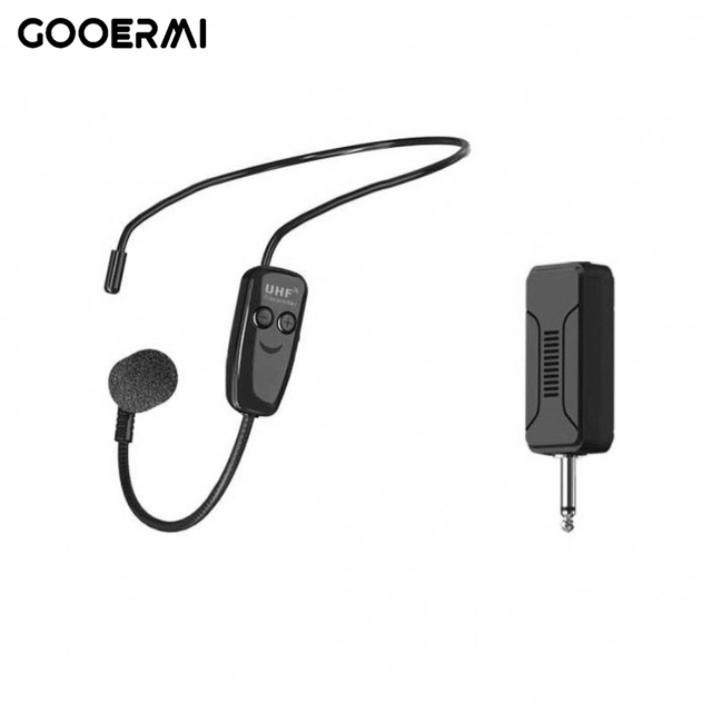 High Quality MIM-U12F-1 Headset Microphone Rechargeable UHF Wireless for Teaching Instructors and Tour Guides