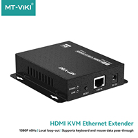 Extensor HDMI KVM de 40 m sobre Cable de Red Ethernet Cat6, Extensor Divisor HDMI PoE 1080P