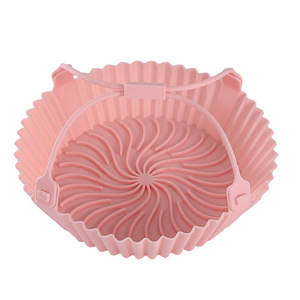Silicone Air Fryer Baking Tray Set With Tongs <b>Brush</b> And Clips For Oven Microwave Use - Product Image 3