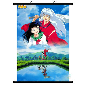 40*60cm <span class=keywords><strong>31</strong></span> Designs Japan Good Quality Anime <span class=keywords><strong>Inuyasha</strong></span> Paintings Hanging Cloth Poster Wall Scroll Poster - Product Image 2