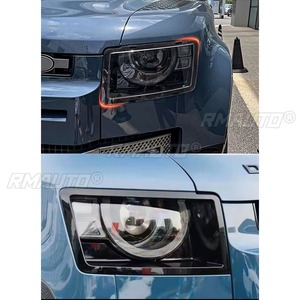 ฝาครอบป้องกันไฟหน้าด้านข้างรถฝาครอบกระจกมองหลังไฟหน้าสำหรับแลนด์โรเวอร์ ดีเฟนเดอร์ 90 110 2020-2024 อุปกรณ์เสริมในรถยนต์ - Product Image 3