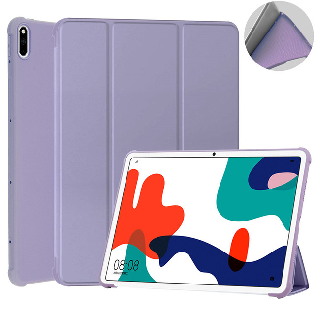For Huawei Mate Pad 10.4 case Slim TPU PU Leather case Soft Back Cover for Matepad 10.1 11 Tablet case