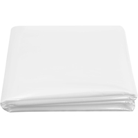 Couverture de serre tissée 200 microns traitée aux UV Film plastique en tissu renforcé de grande taille pour serres