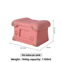 Urna Funeraria para Mascotas en Forma de Hueso Hecha a Mano, para Cachorros, Gatos, Perros y Gatitos, Caja para Cenizas de Cremación