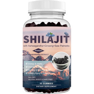 OEM Original <b>Shilajit</b> Resin Gold Gummies Supplement <b>Pure</b> <b>Himalayan</b> Organic <b>Shilajit</b> Gold Gummies for Men Women - Product Image 1
