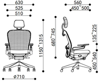 Chaise de bureau exécutive Offre Spéciale Chaise d'ordinateur en maille Chaises de bureau pivotantes ergonomiques