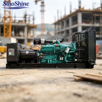 Groupe électrogène diesel SinoShine 300 kW 350 kW 400 kW, moteur silencieux, pour alimentation de secours d'usine et de centre de données