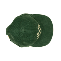 Terlaris topi Snapback korduroi 6 Panel topi datar tidak terstruktur pinggiran hijau bendera bordir gaya jalan karakter untuk penggunaan luar ruangan