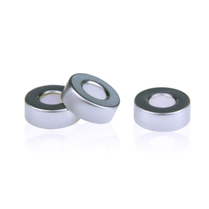 ฝาครอบอะลูมิเนียมแบบหนีบ XZ LAB พร้อมแผ่นกั้น PTFE สำหรับขวดเฮดสเปซขนาด 20 มล. สำหรับเครื่องโครมาโทกราฟีก๊าซ - Product Image 1