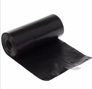 Custom Pe <b>Black</b> Plastic Rubbish Trash Bag Heavy Duty HDPE LDPE Refuse Trash Waste Plastic <b>Bin</b> <b>Liner</b> Biodegradable Rubbish Bag - Product Image 5