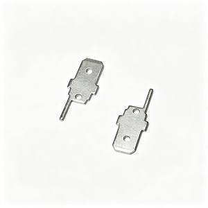定制 H62 黄铜镀锡铜片 PCB 插入式端子，用于电子线焊接 - Product Image 2