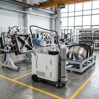 Robot collaboratif de soudage, bras robotique à six axes avec alimentation en fil, moteur, boîte de vitesses, performance de soudage au laser stable, garantie de 3 ans