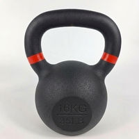 Kettlebell colorée de 10 kg en vinyle, vente en gros directe usine, avec poignée lisse et confortable pour femmes et entraînement avec kettlebell