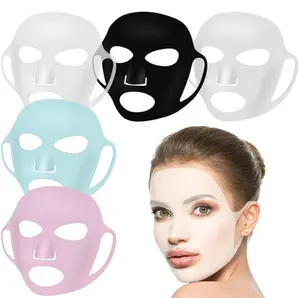 Hete Verkoop Herbruikbare Siliconen Gezichtsmasker Gezichtsmasker Cover