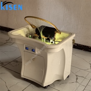 KISEN - Lavacabezas Japonés de ABS con Sistema de Plomería, Lavabo para Champú, 110V 220V, Equipo de Spa para Lavado de Cabello, Terapia y Salón de Belleza - Product Image 1