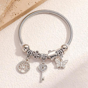 Bracelet papillon en argent, élégant, nouveau style, polyvalent, simple, un <span class=keywords><strong>cadeau</strong></span> <span class=keywords><strong>pour</strong></span> la Saint-<span class=keywords><strong>Valentin</strong></span> - Product Image 4