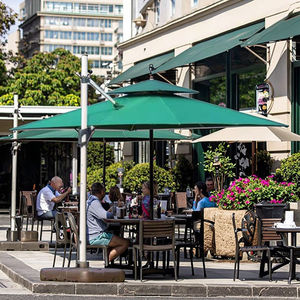 Parasol rond en aluminium moderne pour jardin <span class=keywords><strong>de</strong></span> loisirs en plein air, pour piscine, restaurant, hôtel, bord <span class=keywords><strong>de</strong></span> piscine - Product Image 1