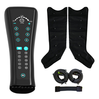 Bottes de compression d'air rechargeables professionnelles, chauffantes, physiothérapie, six modes, trois forces pour la récupération sportive, massage