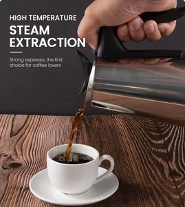 <span class=keywords><strong>Cafetière</strong></span> électrique expresso Moka Pot 6 tasses, <span class=keywords><strong>percolateur</strong></span>, <span class=keywords><strong>cafetière</strong></span> électrique en acier inoxydable, <span class=keywords><strong>cafetière</strong></span> classique - Product Image 4