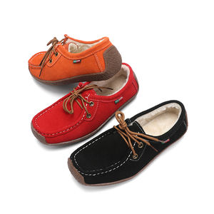 Mules en <span class=keywords><strong>daim</strong></span> pour femmes, chaussures plates d'extérieur, mocassins à la mode - Product Image 4