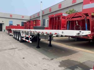 Remorques semi-<span class=keywords><strong>remorque</strong></span> à plateau CIMC de seconde main 20ft 0ft 50ft 0 pieds <span class=keywords><strong>2</strong></span> 3 5 <span class=keywords><strong>essieux</strong></span> utilisés pour l'expédition de remorques à plat de haute qualité - Product Image 5