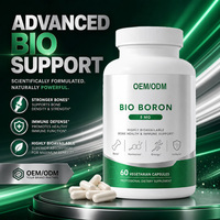 Complément de soutien articulaire au bore 5mg – Capsules certifiées GMP pour la santé immunitaire et la fonction cardiovasculaire adulte – 2 capsules par jour