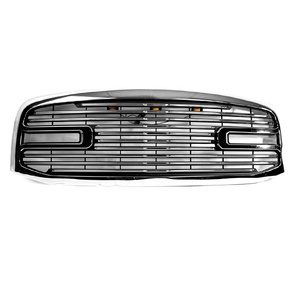 กระจังหน้าโครเมียมพร้อมไฟ LED สีเหลืองอำพัน Big Horn II 3 สำหรับรถ Ram 1500 ปี 06-08 และ Ram 2500 3500 ปี 06-09 - Product Image 3