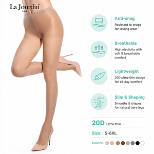 High Waist Control <strong>Top</strong> Women's Pantyhose Custom Transparent Summer Breathable Sheer Thin Nylon Tights High Quality Sexy - Product Image 5
