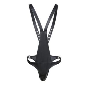 Kit de bondage en cuir Cokelife, jeu pour adultes fétichistes BDSM, équipement de bondage pour esclaves, noir réglable - Product Image 3