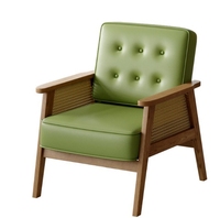 Chaise de canapé Chesterfield en bois massif qualité rétro Style décontracté forme rectangulaire remplissage éponge pour Restaurant café cantine