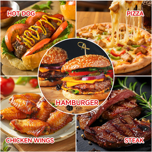 Factory direct sales commercial hamburger machine fully automatic hamburger heating machine hamburger vending machine School SDK - Product Image 3