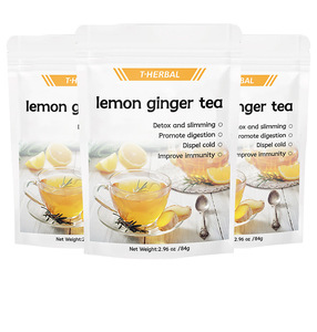Té de 14 Días para Pérdida de Peso Rápida, Té Natural Quemagrasas, Adelgazante y Detox, Bolsitas de Té para un Vientre Plano, Marca Privada, Venta al por Mayor, OEM, Limón y Jengibre 100% - Product Image 1