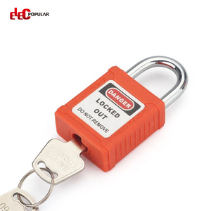 Elecpopular 25MM Manille en acier Cadenas de sécurité industrielle Équipement de révision de verrouillage avec clé principale Serrures industrielles populaires - Product Image 3