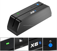 Lecteur de carte magnétique Portable Offre Spéciale Msr MSRX6BT lecteur Blueteeth graveur type-c Usb Mini crédit intelligent