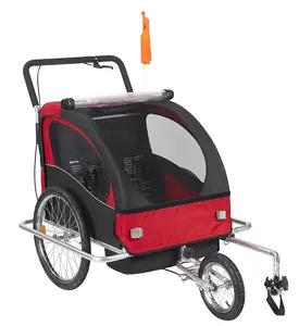 Xe Đạp Em Bé Du Lịch Ngoài Trời Gấp Xe Đạp Trailer Kid Pet Xe Đạp Carrier Xe Đạp Trailer